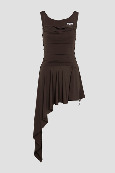 IMOGENE DRESS - CHOCOLATE