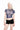 MESH MINI TEE - BANDANA NAVY